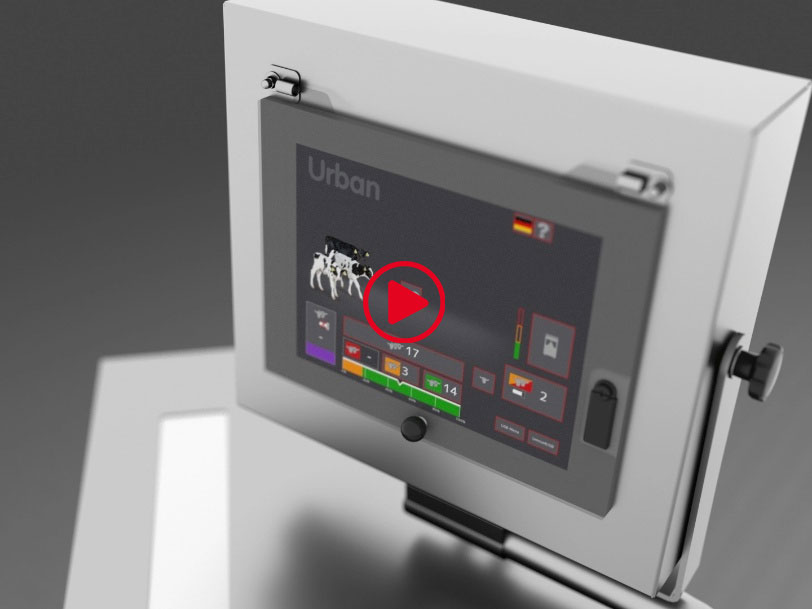 Urban ALMA Pro mit digitalem Gesundheitsmanagement zur Überwachung der Kälbergesundheit