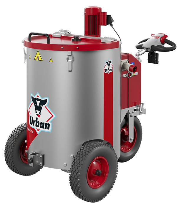 Urban MilkShuttle mobiler Kälbertränkemixer - 3-Rad-System für mobile Kälberfütterung